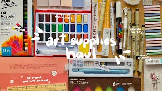 art supplies haul from Stationery Pal 🖼️🖌️