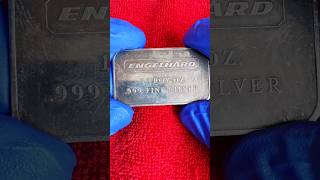 Ghostback Engelhard Silver Bar! #silver #shorts #ghost #engelhard #stacking #gold #vintage #4k #love