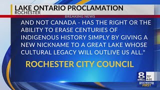 City Council signs proclamation to continue Lake Ontario name