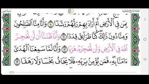 سورة الجن من ١١ إلى ١٢ القارئ الشيخ محمد ايوب