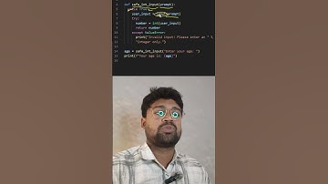 Safely Convert Input to Integer in Python Without Errors | Python Input Handling Tips