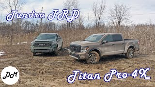 Nissan Titan Pro-4X vs Toyota Tundra TRD Pro – 2020 Comparison