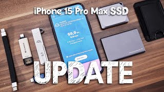 iPhone 15 Pro Max  SSD & Flash Drive Update