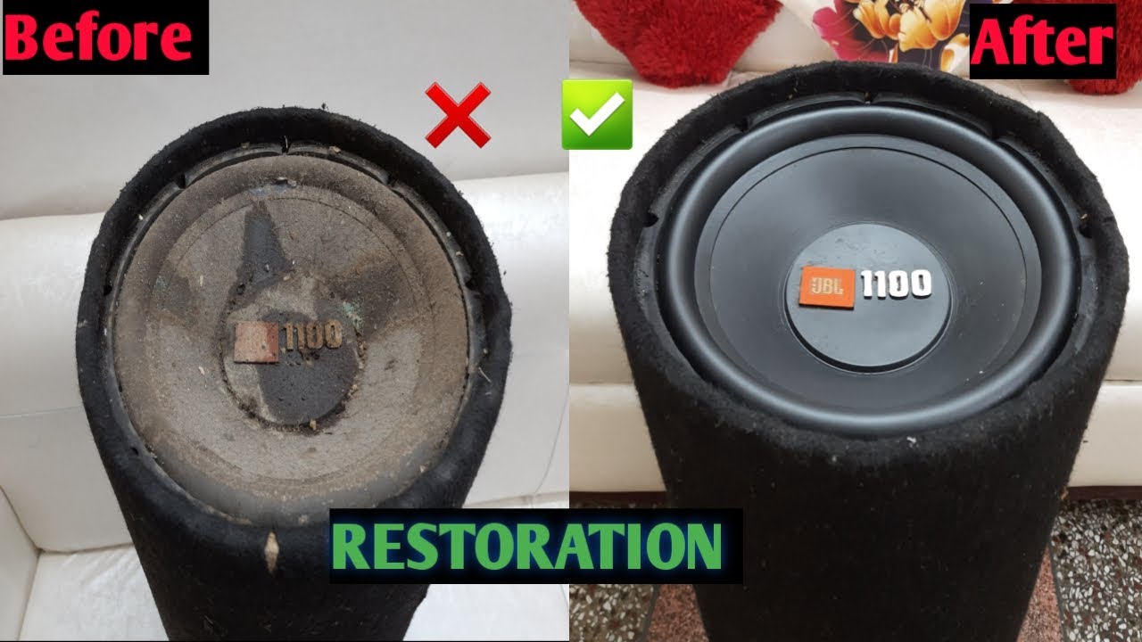 JBL Ten Years Subwoofer Restoration | JBL Subwoofer Bass Test | JBL CS1215T Subwoofer YouTube