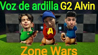 Jelty Alliege y Slick ponen voz de ardilla mientras juegan Zone Wars