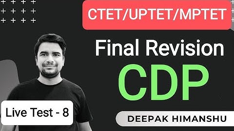 #8. CDP New Pattern 2021-22 Practice I Deepak Himanshu