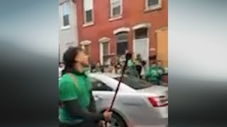 Cars damaged by unruly crowds in North Philly ahead of Super Bowl 57