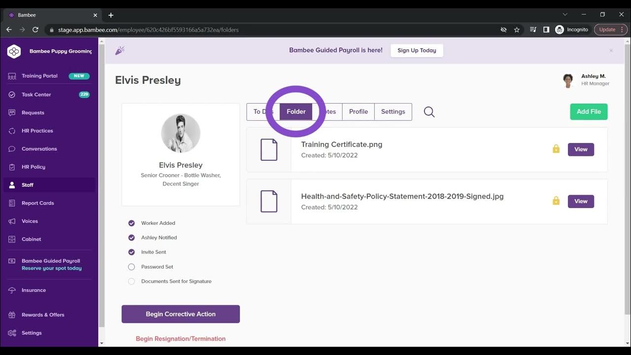 Bambee Customer Demo YouTube