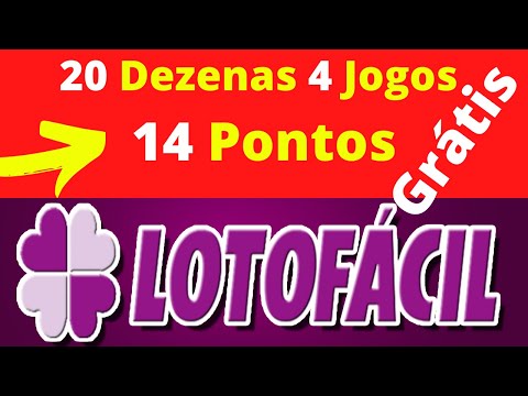 Planilha Lotofacil Gratis 20 Dezenas 4 Jogos | SouzaLoto