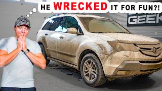 Detailer REACTS To Customer's 'Not So Dirty' Car! | Super Muddy Disaster Detail!