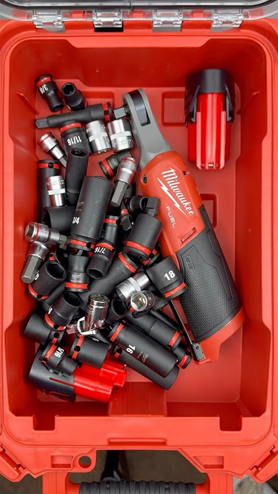 Best way to Organize your M12 Ratchett and Sockets🔥#milwaukeepackout #milwaukeetools #tools