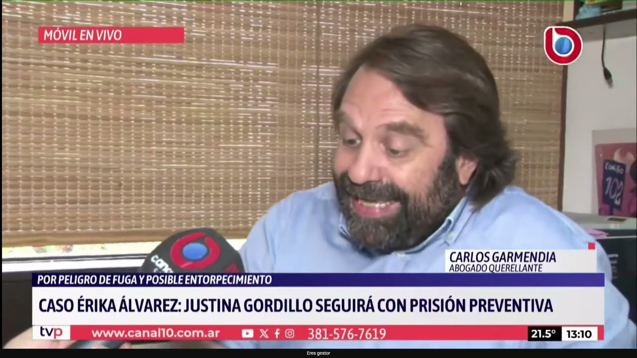 Caso Erika Alvarez: Pidieron impugnar la prisión preventiva de Justina Gordillo