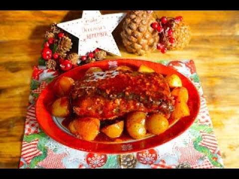 PORK LOIN WITH HONEY BUTTER SAUCE / CROCKPOT