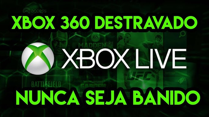 XBOX LIVE É Possivel Jogar Com XBOX 360 DESBLOQUEADO Sem Ser