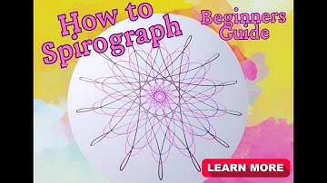 Spirograph Lesson - Learn how to Spirograph - Part 1 - Beginners Guide #art #tutorial #howtodraw