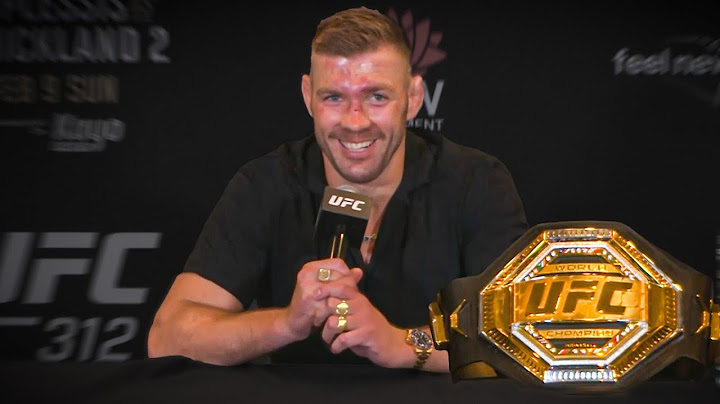 Dricus Du Plessis Post-Fight Press Conference | UFC 312
