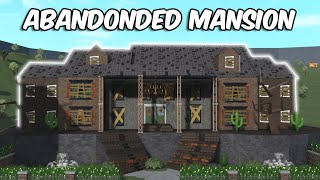 BUILDING AN ABANDONED MANSION in BLOXBURG by Alaska Violet 392,700 views 1 month ago 23 minutes