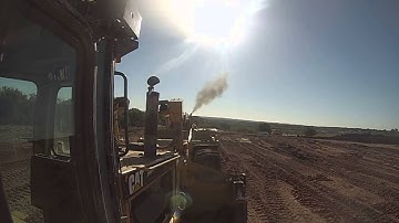 D8R push cat and 621Fs cutting clay and gravel