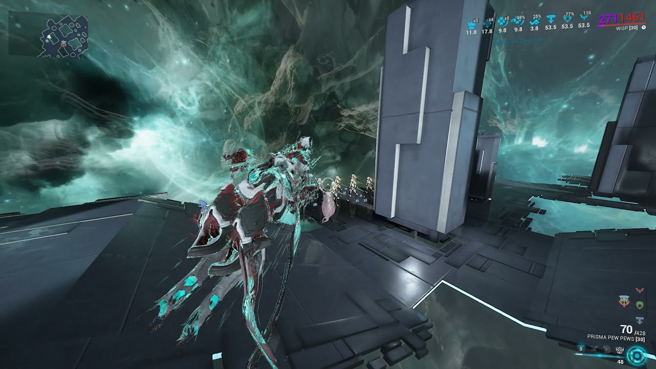 【Warframe】Prisma Twin Gremlins + 'Max' strength Wisp test