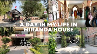 a day in my life at miranda house, delhi university (+mini college tour) 🎓🌸