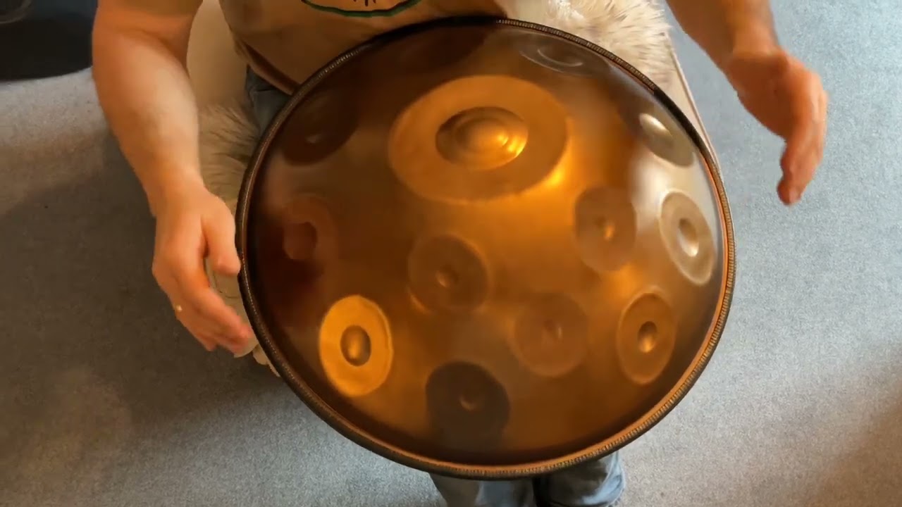 Handpan E Amara 16+1,  Ember, 432 hz