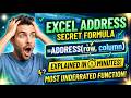 ADDRESS Formula Explained in 5 Minutes | Most Underrated Excel Function!@AdvancedExcelLearning-LRK