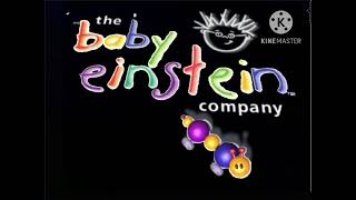 The Baby Einstein Company Great Minds Start Little 2001 Logo Black Background