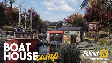 Riverside Boat House | Fallout 76 CAMP Build