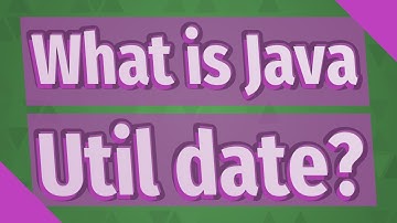 What is Java Util date?