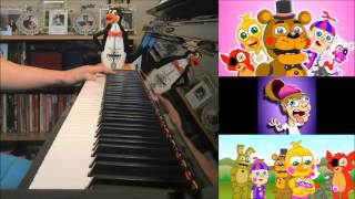  FIVE NIGHTS AT FREDDY'S WORLD - THE MUSICAL - Lhugueny (Piano Cover by Amosdoll)