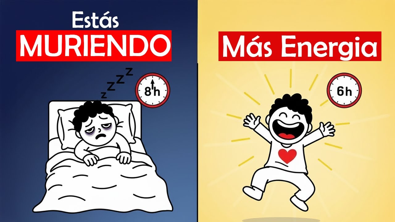 Duermes 8 horas y sigues CANSADO ( te acortas la vida )