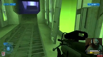 1v1 Halo 2 Gameplay vs Chaz (SICK snipes & Running Riot)