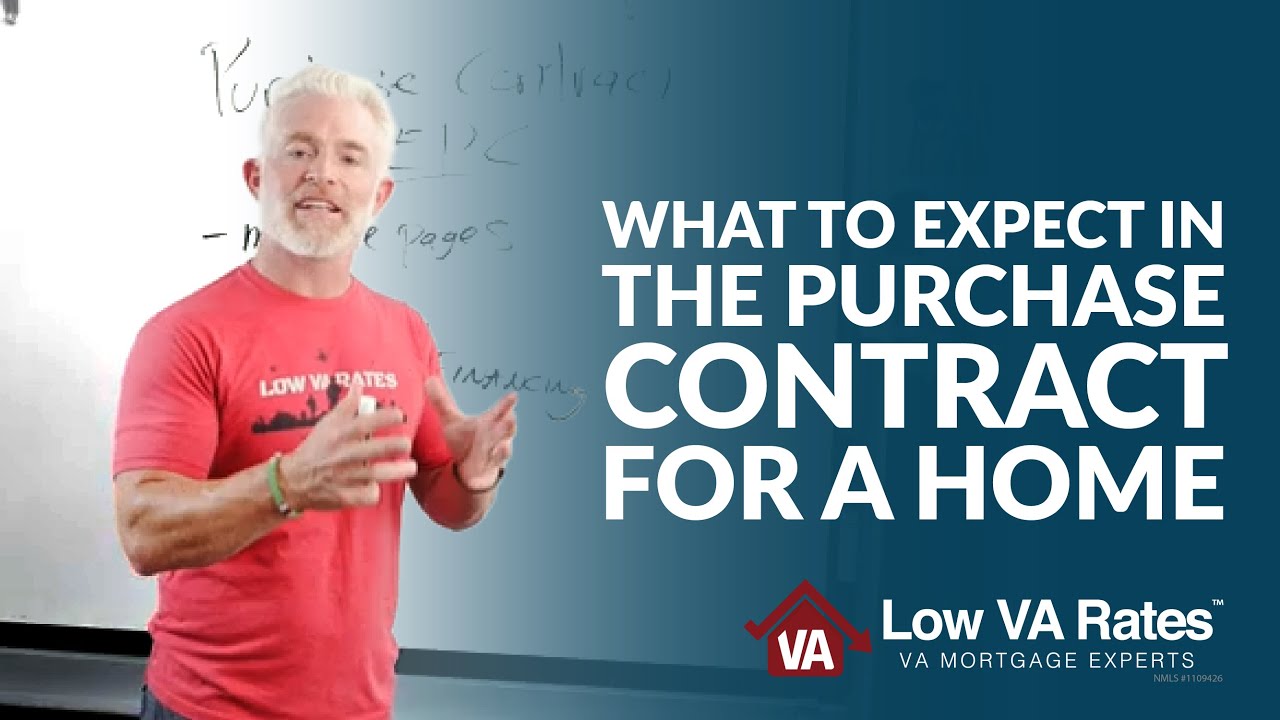 What to expect in the purchase contract for a home