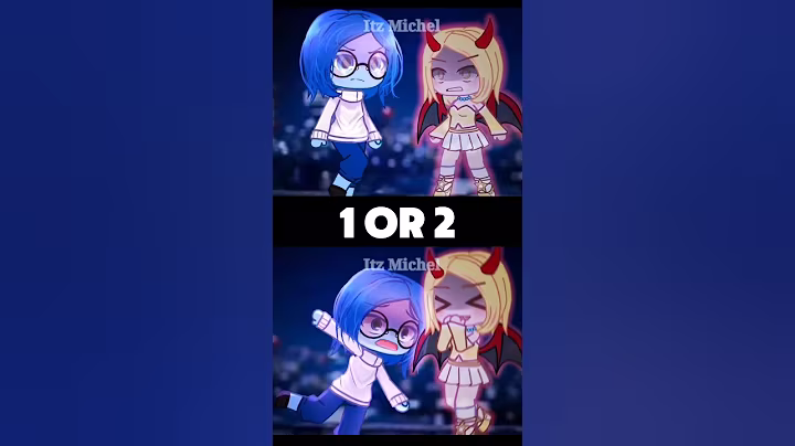 1 or 2? #gacha #gachalife #gachaclub #shorts #insideout #insideout2 #trend