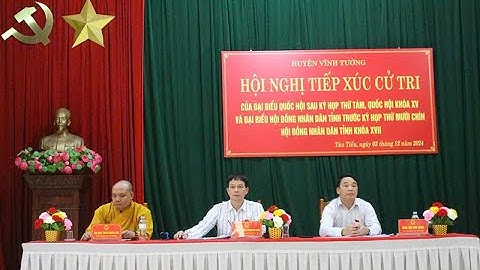 VIDEO: Đại biểu Quốc hội và đại biểu HĐND tỉnh tiếp xúc cử tri huyện Vĩnh Tường tại xã Tân Tiến