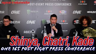 Chatri reveals why Sage Northcutt didn’t fight Shinya Aoki | ONE 165 post event press conference