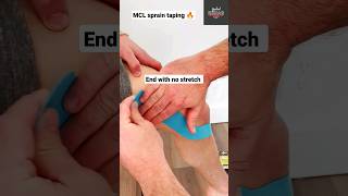 Try this for knee support MCL sprain kinesiology taping ? pain knee kinesiology