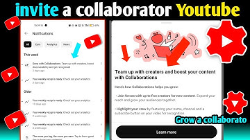 Grow with Collaborations Team up with creators | boost discoverability and get recognised Youtube 