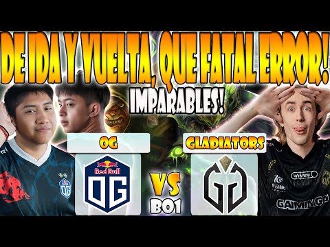 OG VS GLADIATORS [BO1] WISPER, 23SAVAGE, XNOVA VS CCNC, WATSON, ACE - BLAST SLAM 1 2024 - DOTA 2