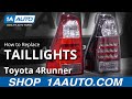 How To Replace Taillights 2003-09 Toyota 4Runner