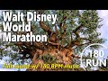 Walt disney world marathon  full course 4k60 w 180 bpm running music