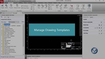 How To Manage Drawing Templates in HyDraw CAD