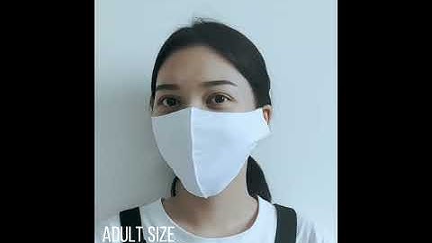 Sublimation 3D face mask
