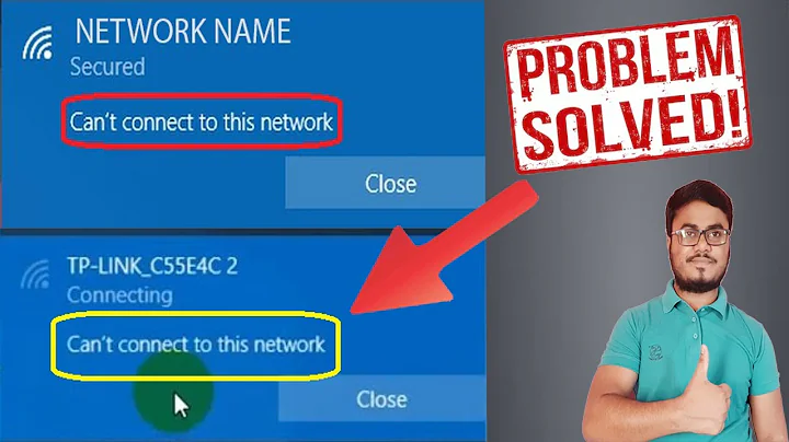 Can't Connect To This Network Problem In Windows 7/8/10 | Windows 10 WiFi Connection Problem solved