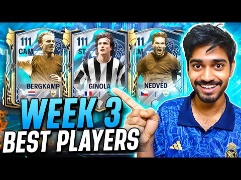 Best Week 3 Players of Ragnarok Event ( Ginola, Nedved, Yaya Toure, etc. ) - FC MOBILE