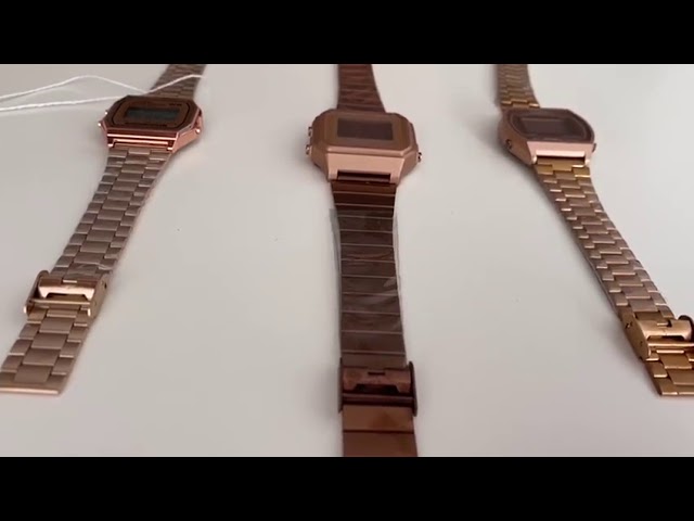 dilema demasiado Ajuste Varios modelos y características de reloj Casio oro rosa para mujer  original, vintage, clásicos, etc - YouTube