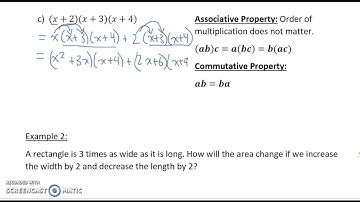 Multiplying Polynomials (2.2)