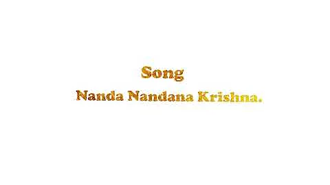 Bajarangi  nanda nandana krishna song