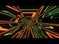 Orange Green Tunnel Abstract Background Video Loop - Geometric Pattern - Free VJ Loop 4k - Wallpaper