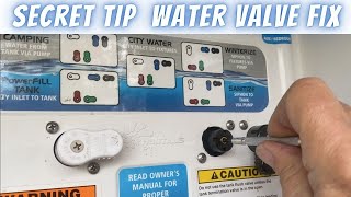 Secret Tips & Tricks For Easy Fix Of Nautilus System Water Valve Problems. Grand Design Reflection.